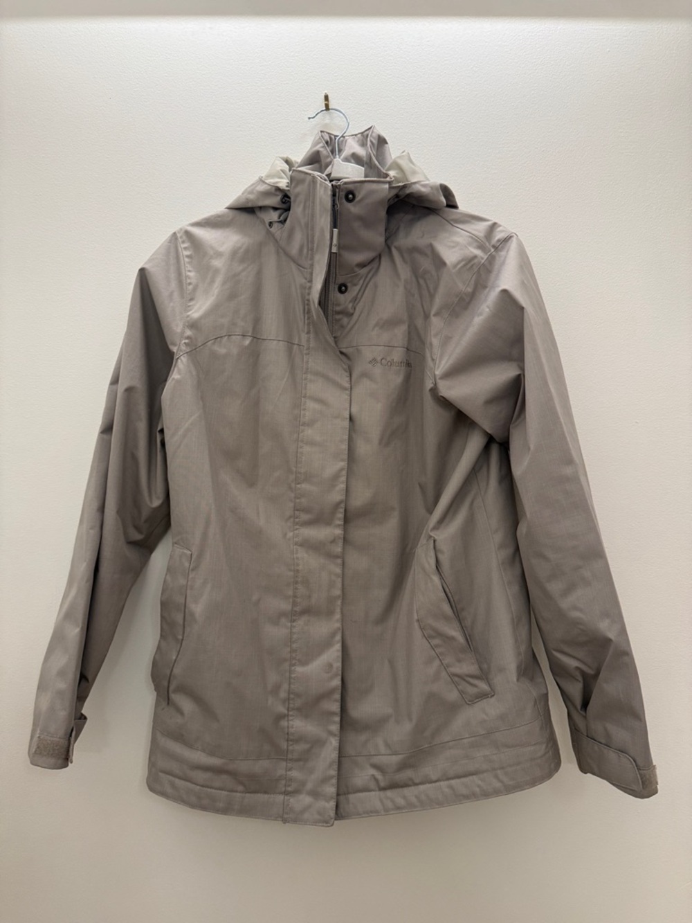Columbia Women's Taupe Hooded Ski Jacket